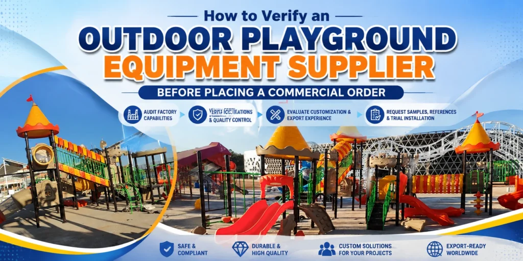 How to Verify an Outdoor Playground Equipment Supplier Before Placing a Commercial Order