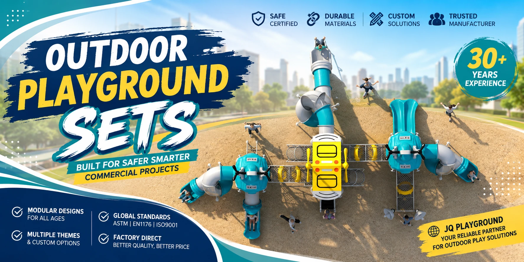 Outdoor Playground Sets Built for Safer Smarter Commercial Projects