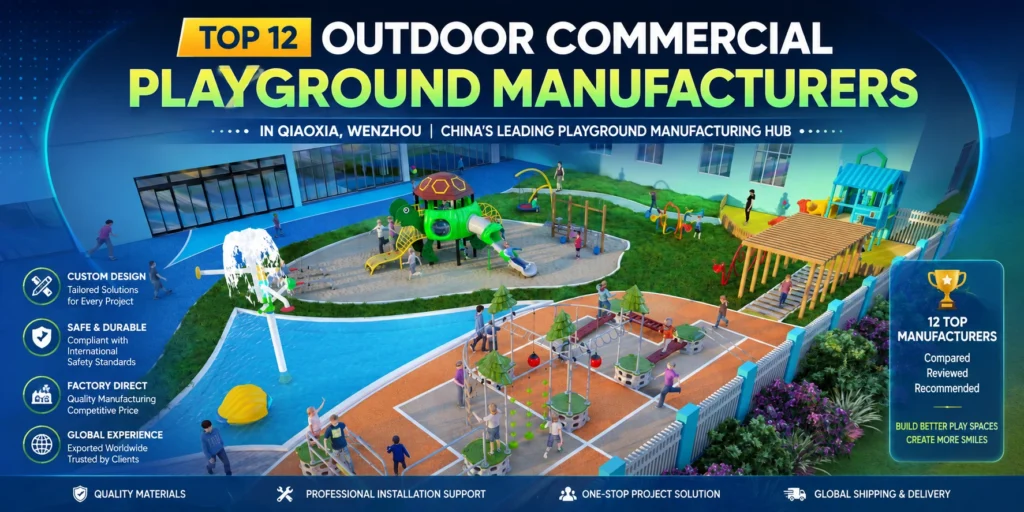 Top 12 Outdoor Commercial Playground Manufacturers In Qiaoxia, Wenzhou