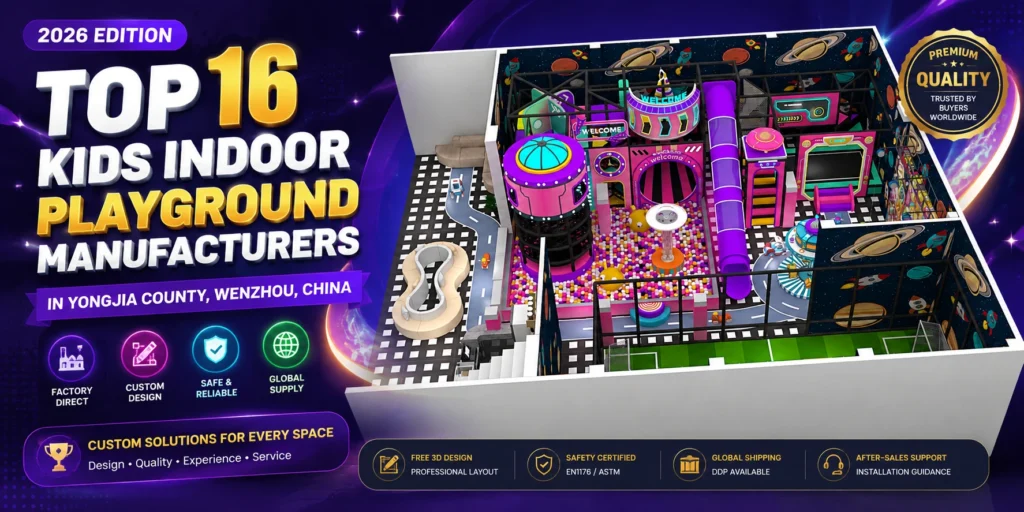 Top 16 Innovative Kids Indoor Playground Manufacturers In Yongjia County, Wenzhou, China For 2026