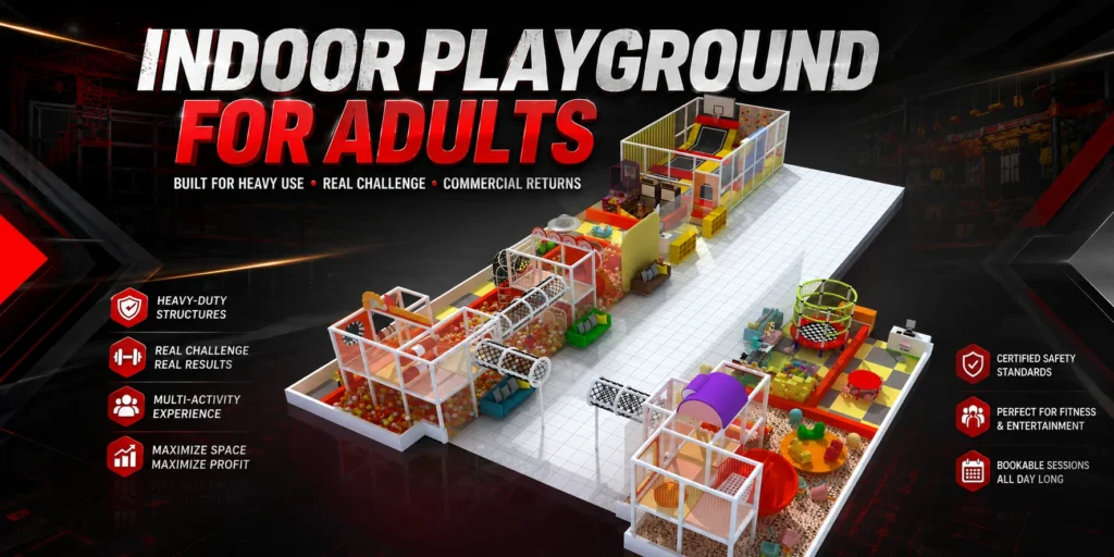 Indoor Playground For Adults Built For Heavy Use Real Challenge And Commercial Returns