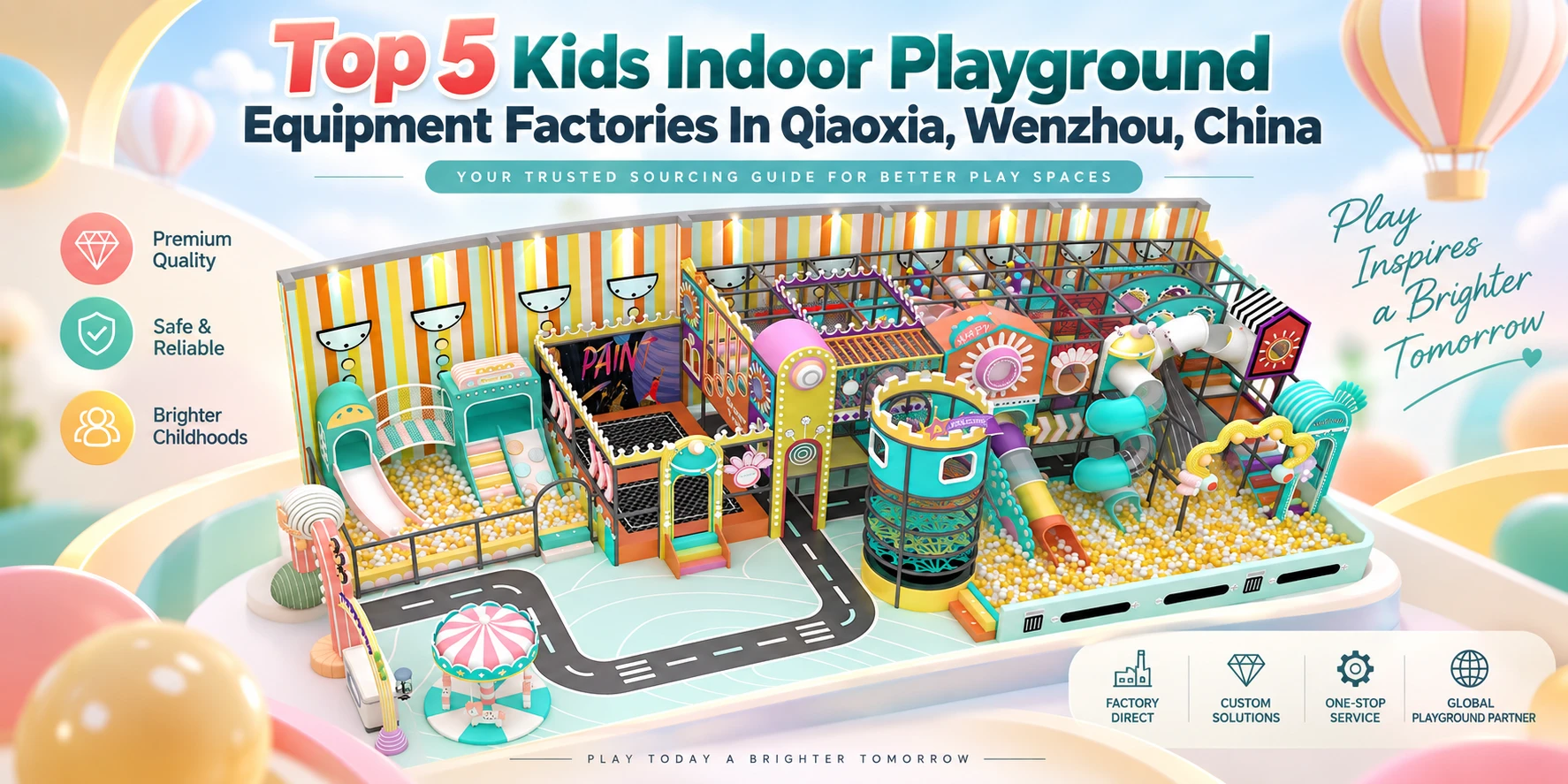Top 5 Kids Indoor Playground Equipment Factories In Qiaoxia Wenzhou China