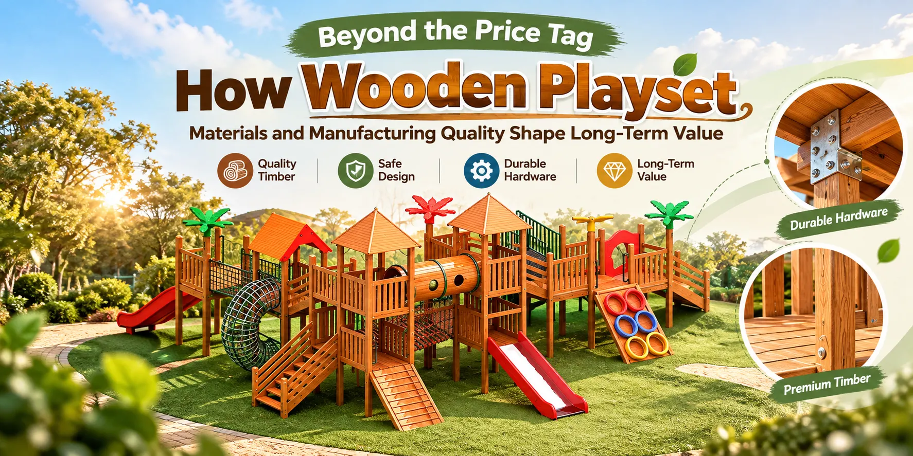 Beyond the Price Tag How Wooden Playset Materials and Manufacturing Quality Shape Long-Term Value