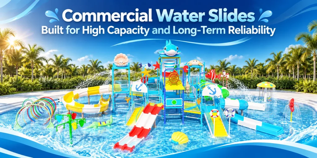 Commercial Water Slides Built for High Capacity and Long-Term Reliability