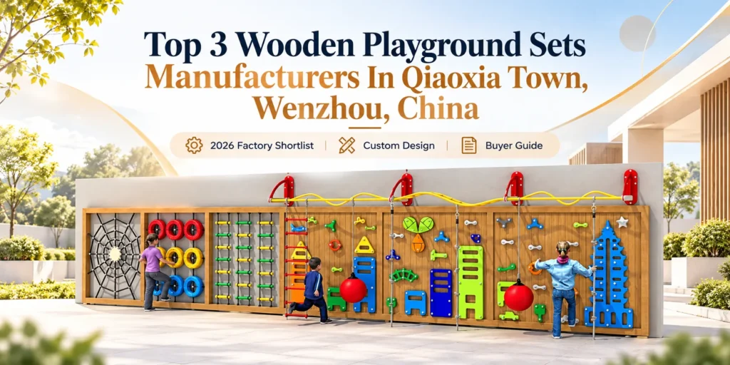Top 3 Wooden Playground Sets Manufacturers In Qiaoxia Town, Wenzhou, China A 2026 Factory Shortlist